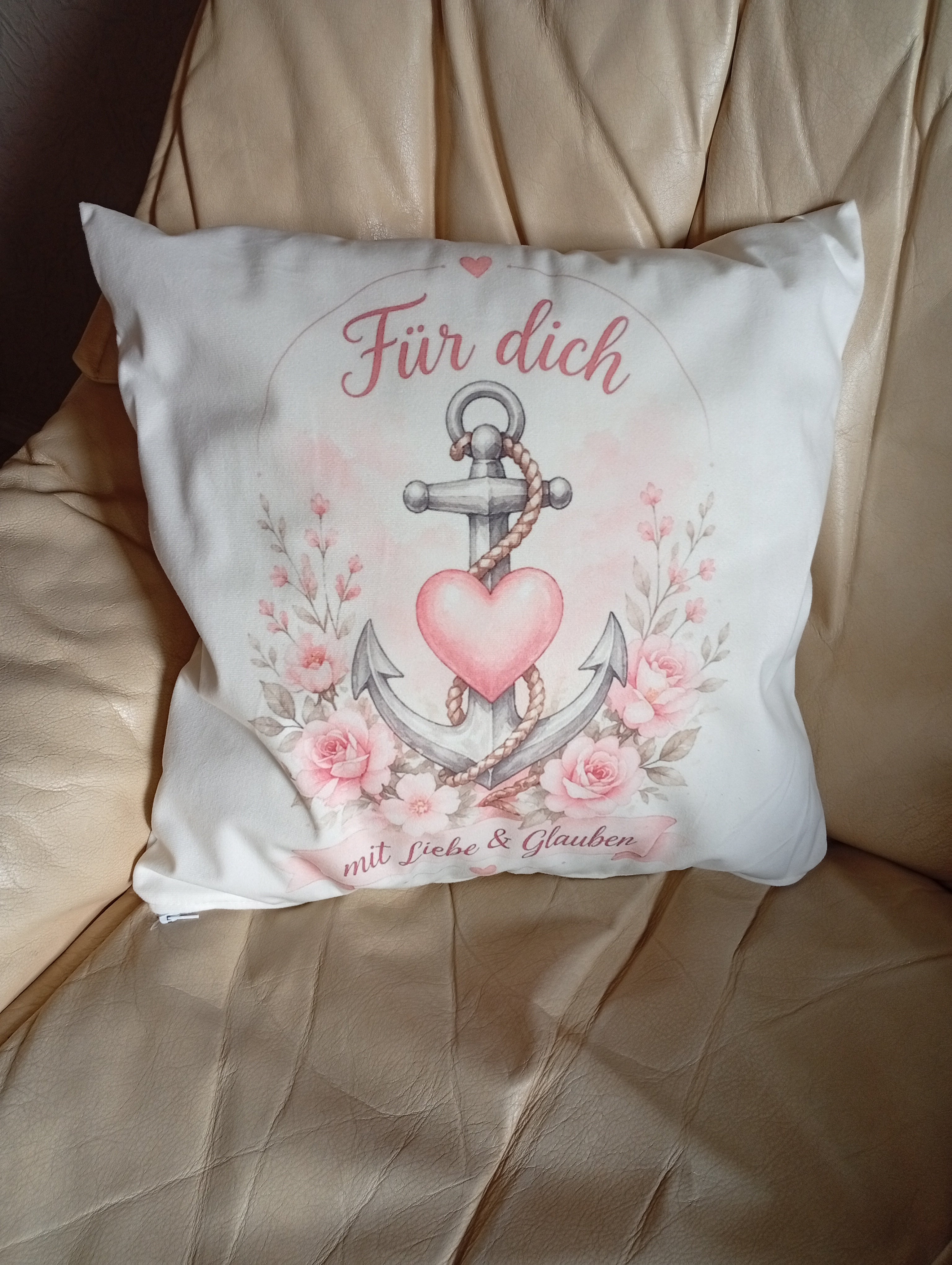 ✨ „Premium Deko Kissen ´Für dich - Beidseitig bedruckt "